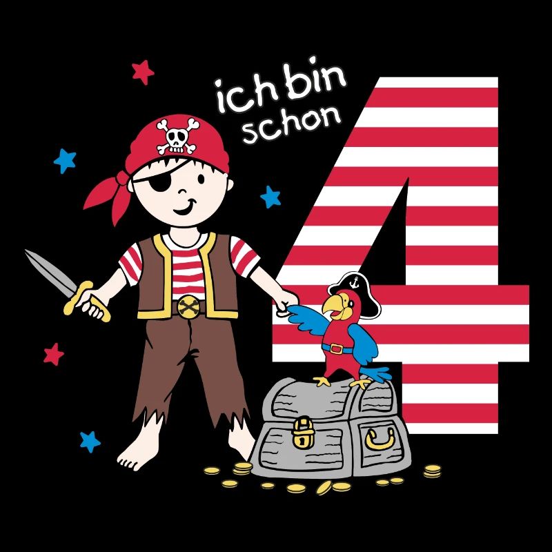 4. Geburtstag Pirat Jungen Geschenkidee
