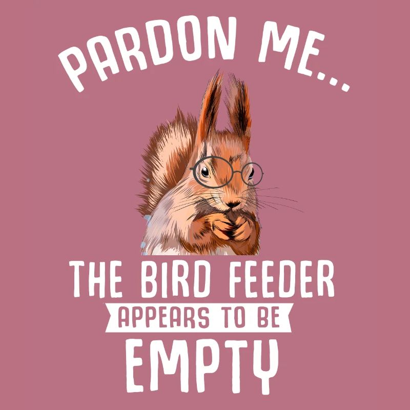 Leere Vogelfutterstelle Eichhörnchen