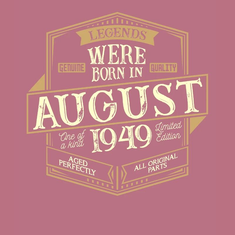 August 1949 Geburtstag Mann