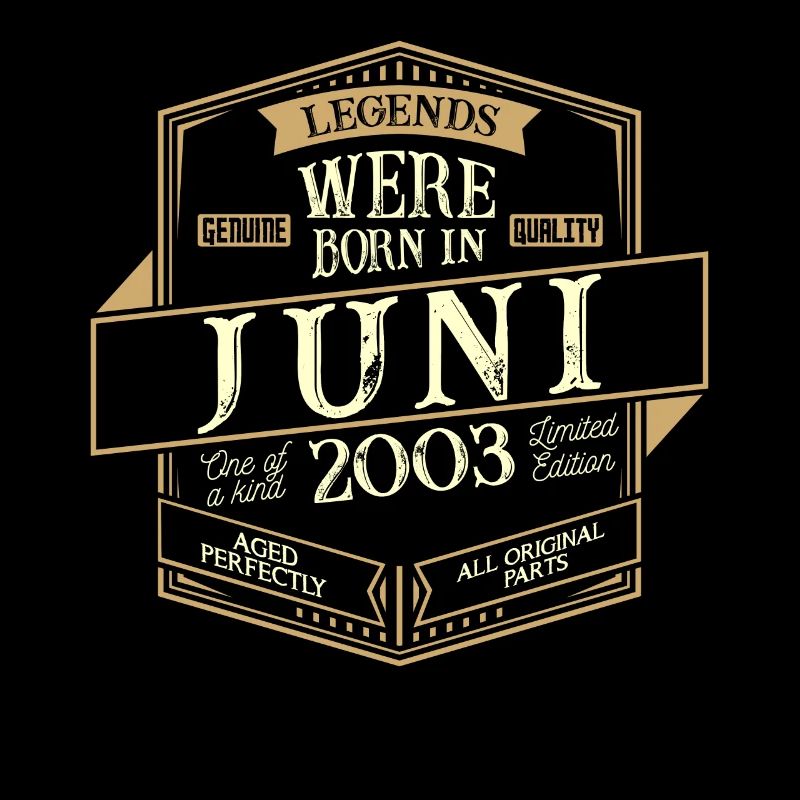 Juni 2003 Geburtstag Mann