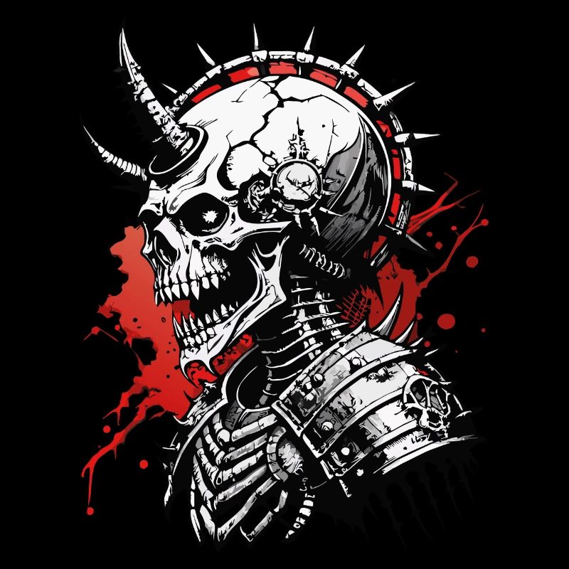 Samurai Skull // Totenkopf Samurai / Japan FS0011