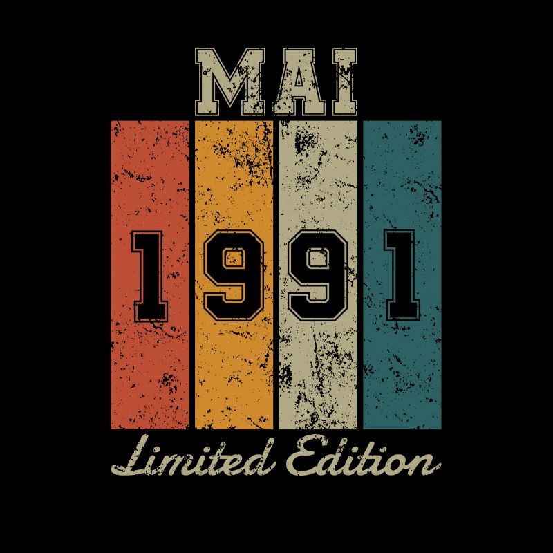 Geburtstag: Mai 1991 - Limited Edition Retro