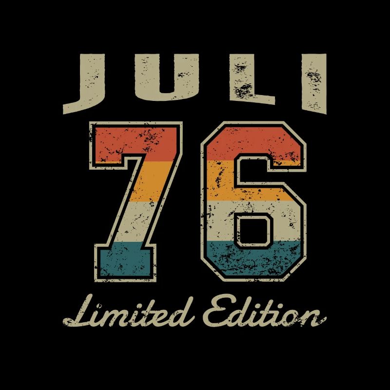 Geburtstag: Juli 1976 - Limited Edition Retro