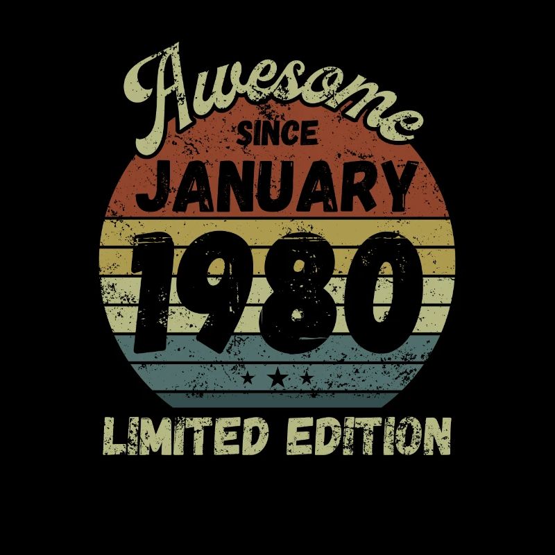 Awesome since January 1980 - Geburtstag
