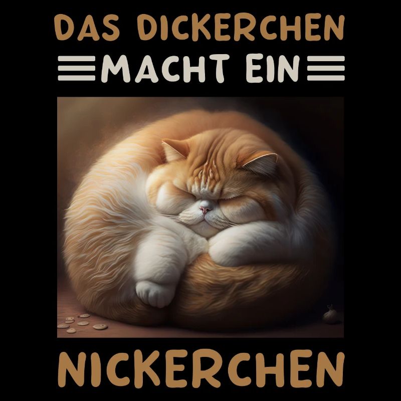 Das Dickerchen Macht Ein Nickerchen Morgenmuffel