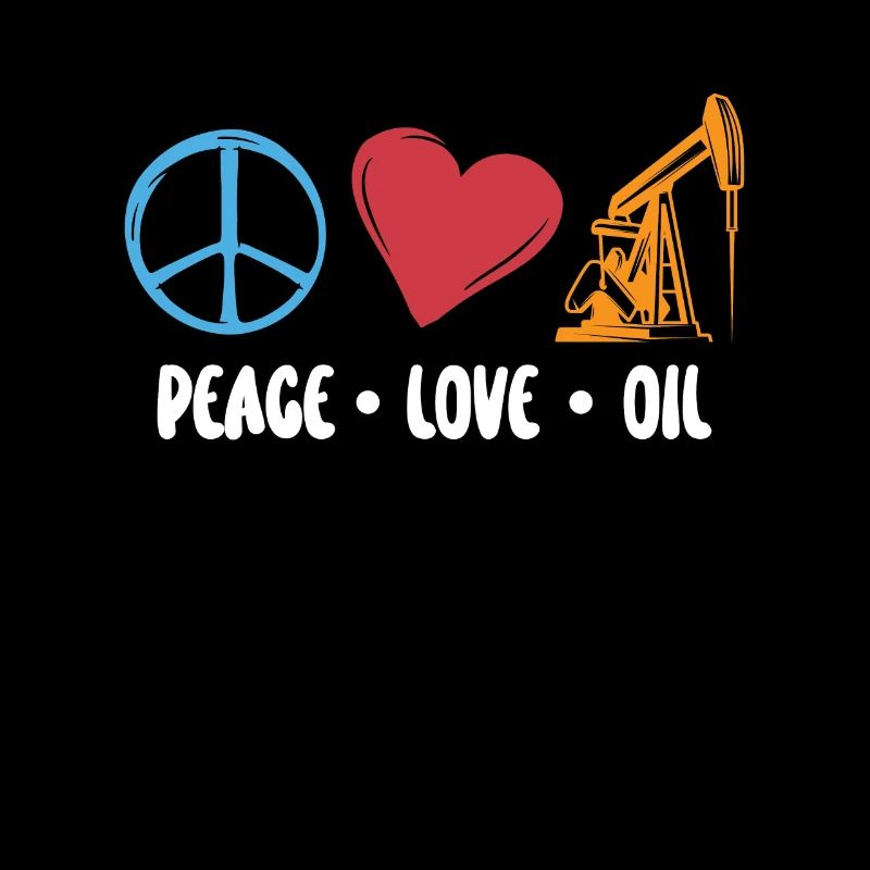 Ölfeldarbeiter Friedensliebung Öl Rig Arbeiter