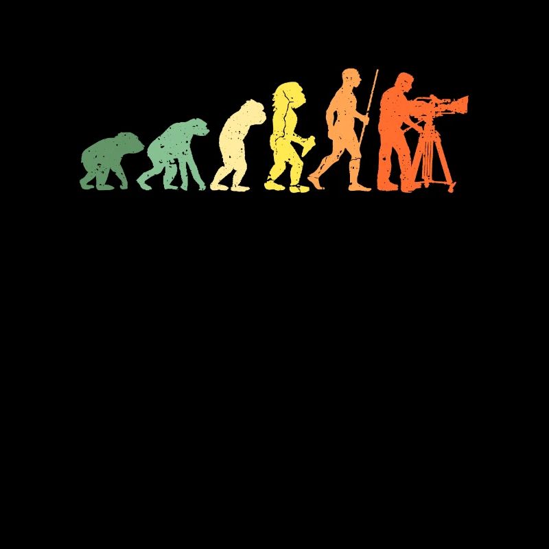 Caméraman Evolution Rétro Video Producteur