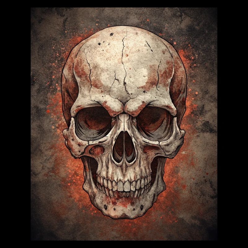Grunge Skull