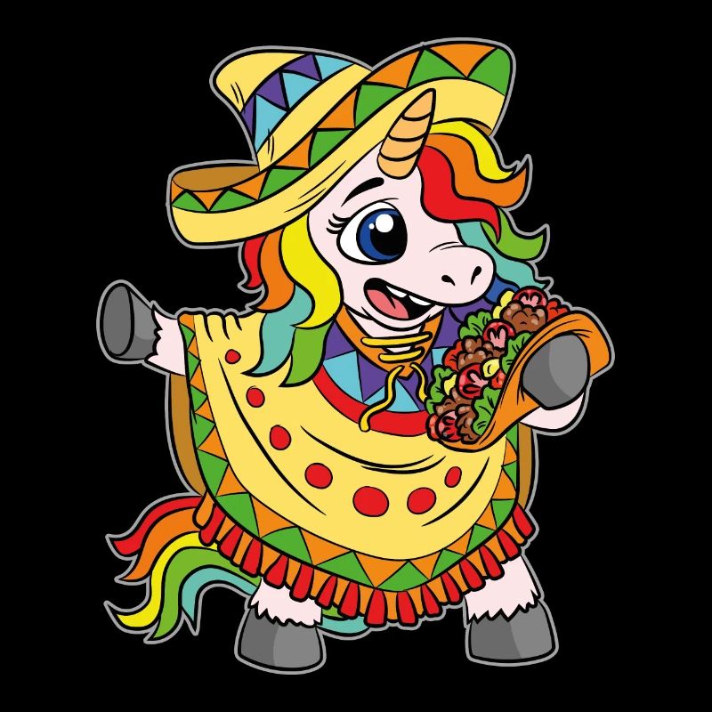 Einhorn Tacos Cinco De Mayo Kinder