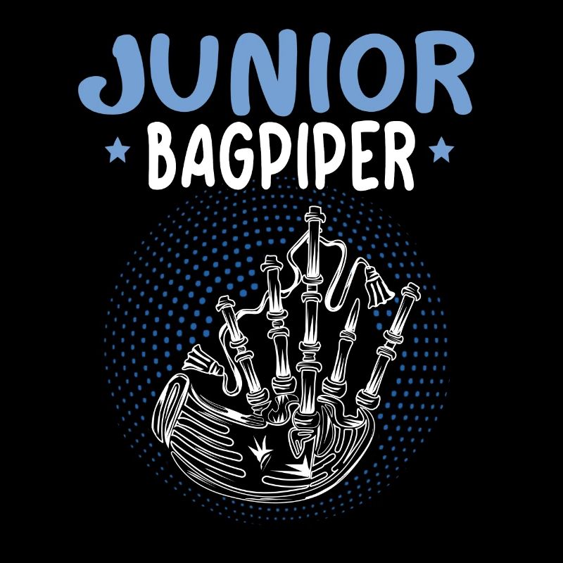 Junior Bagpipes Player Scottish Bagpipe