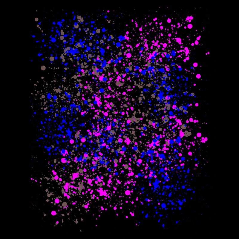 Éclaboussures de couleur - éclaboussures colorées - confettis