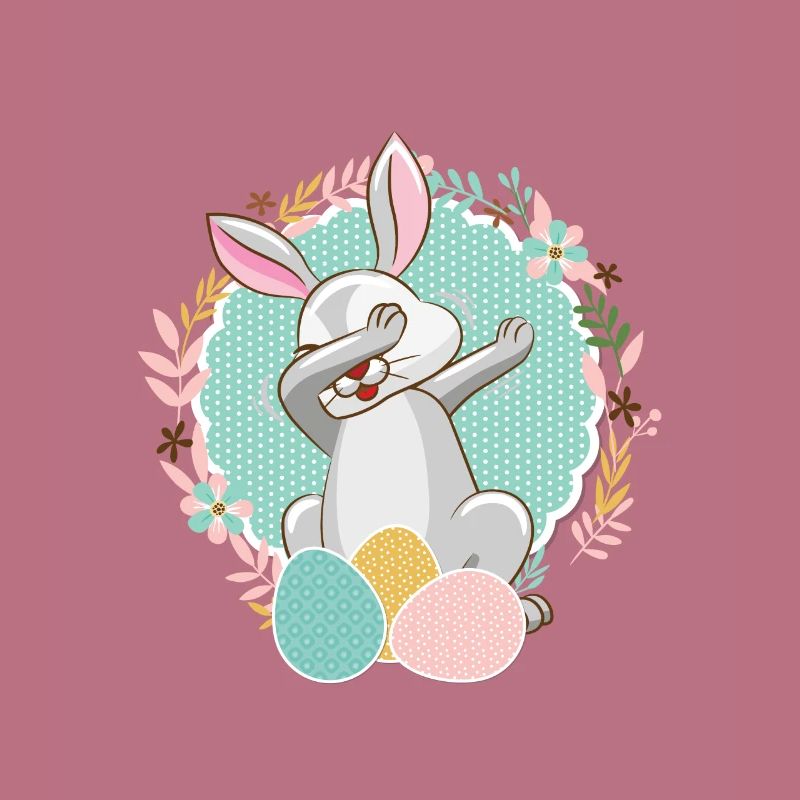 Dab Bunny Easter Funny Egg Hunt Festival Geschenk