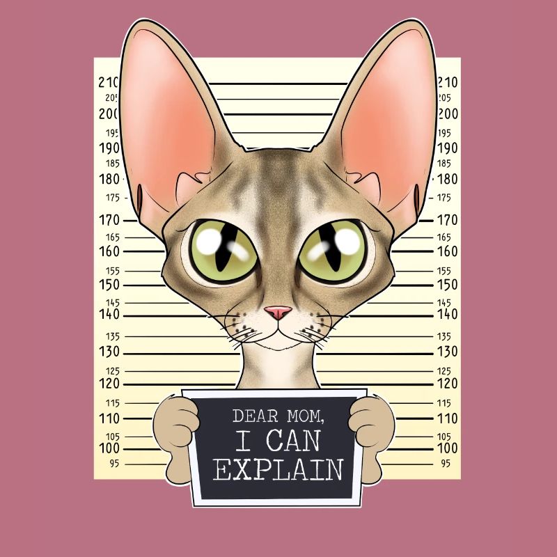 Devon Rex Cat Mom - Dear Mom I Can Explain