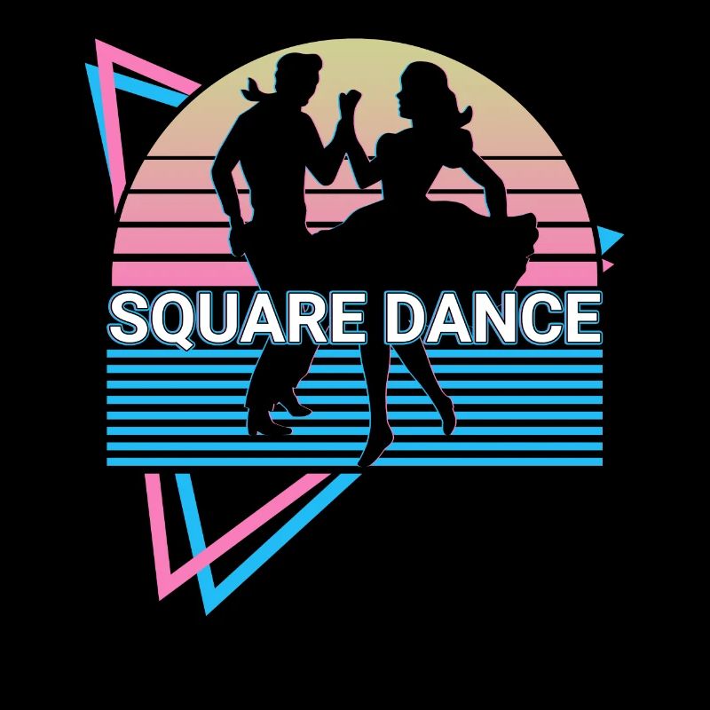 Square Dance Square Dancing Retro