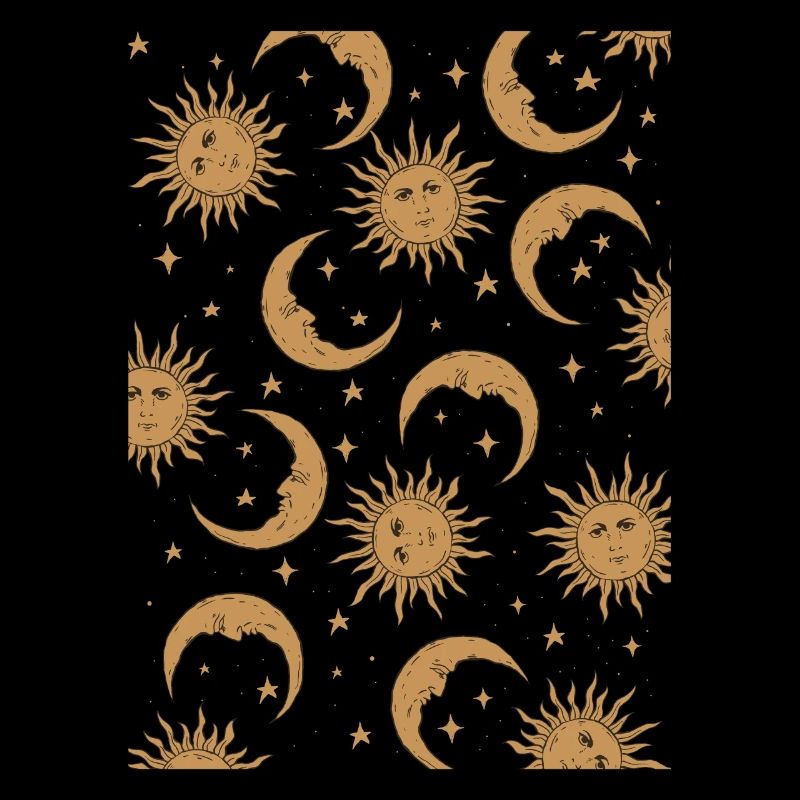 Whimsigoth Sorcière Céleste Soleil Lune Star Must