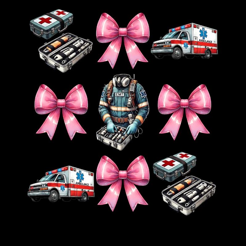 Coquette Bow EMT Technicien médical d’urgence