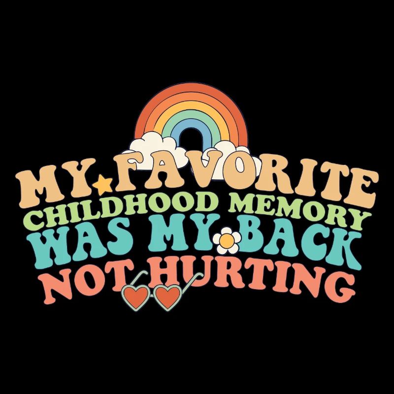 Mon souvenir d’enfance préféré est mon dos pas