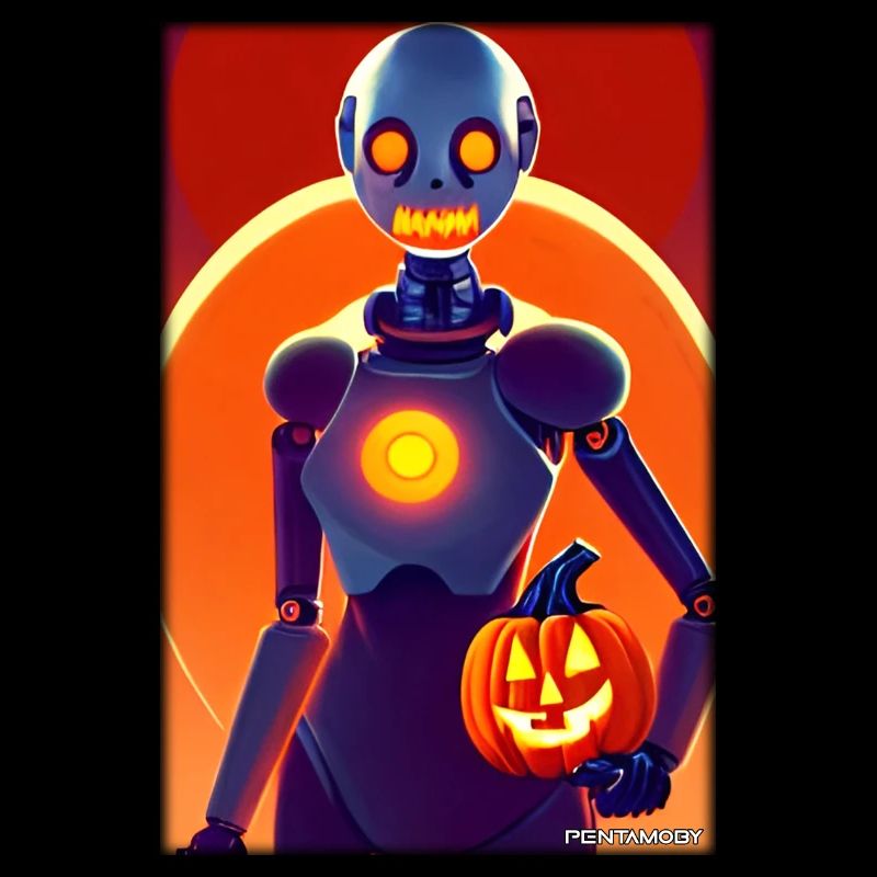 Robots Halloween Future Technology Science