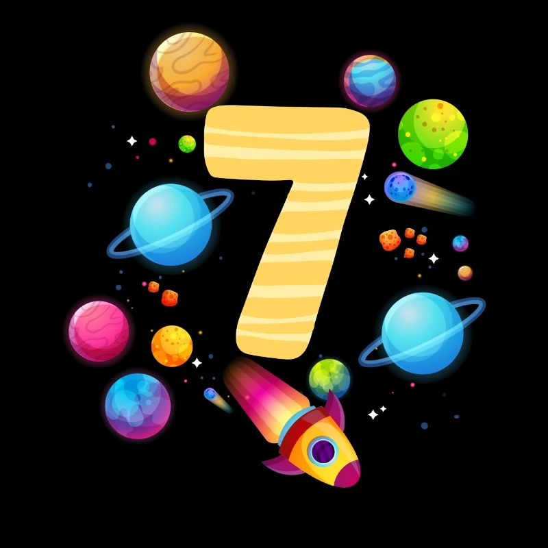 7ème anniversaire Garçons 7 ans Planète Anniversaire