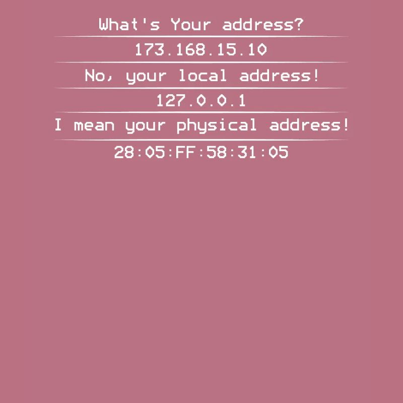 Computer IP Address Network Nerd Funny Gift