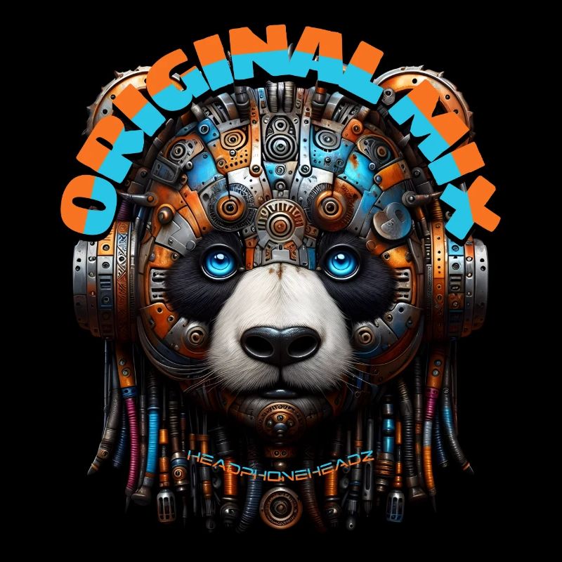 ORIGINAL MIX - Cool Panda with Headphones!