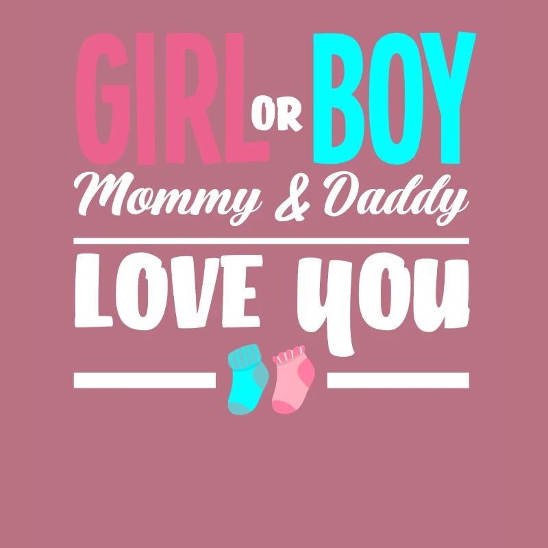 Mädchen Oder Junge Mama Und Papa Lieben Dich