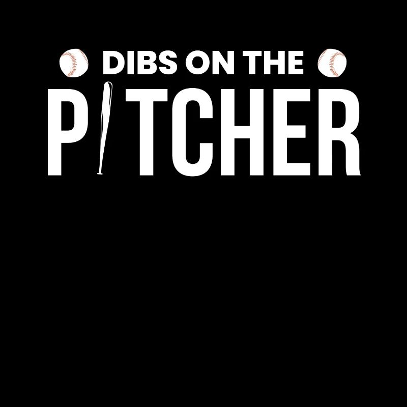 Dibs On The Pitcher Baseball Shirt Gift