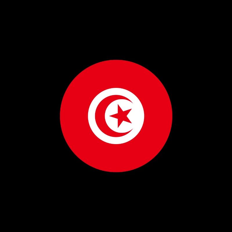 Tunisie drapeau tunisien drapeau