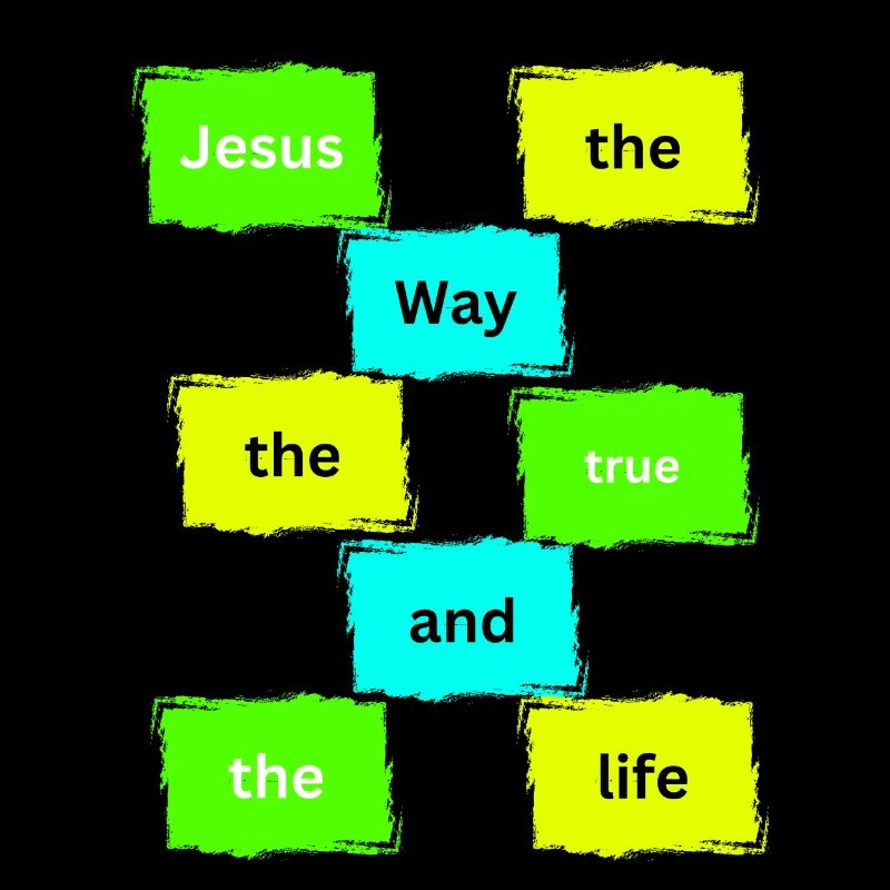 Jesus the way colour