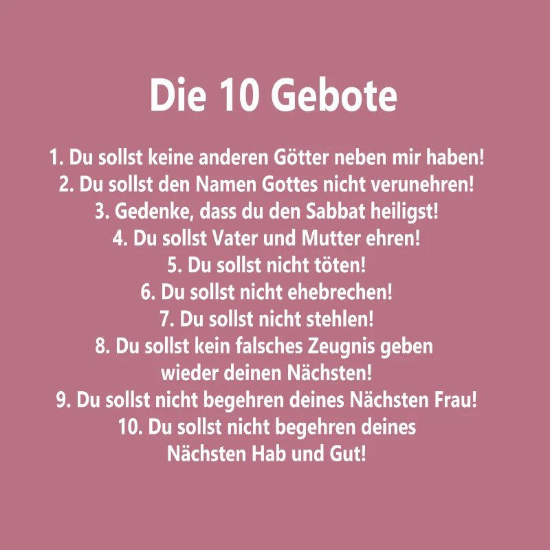 10 commandements