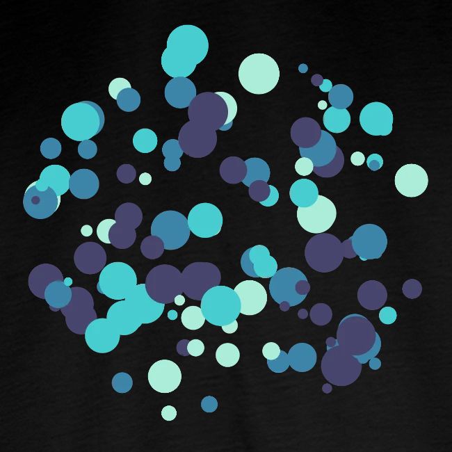 Motif cercles abstraits