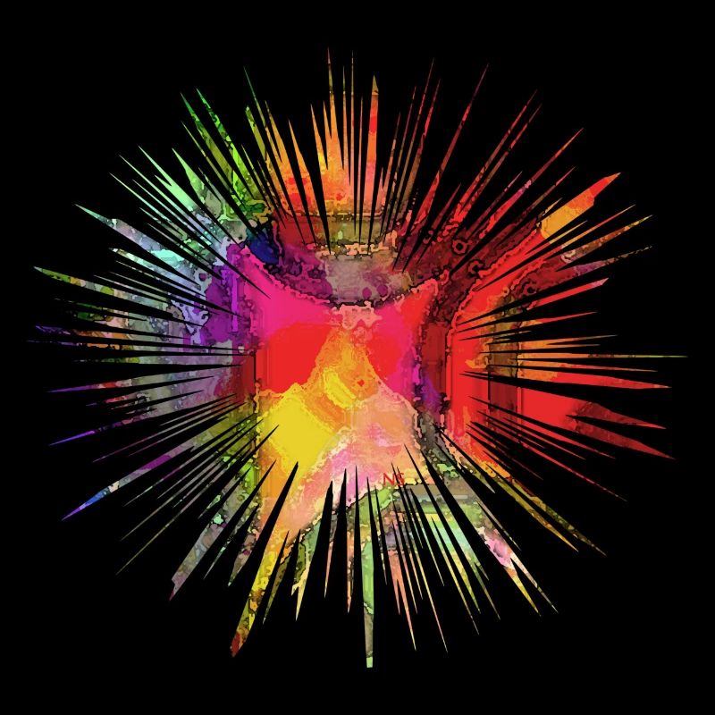 Rainbow star - Regenbogen Stern