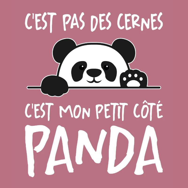 C'est Pas Des Cernes Citation Idée Cadeau Panda