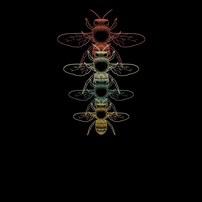 Retro Imker Bienen Geschenk