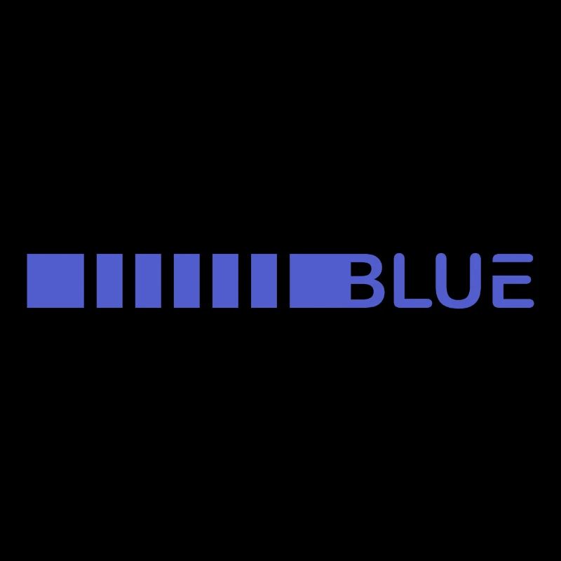 Blue Line stripes icon gift
