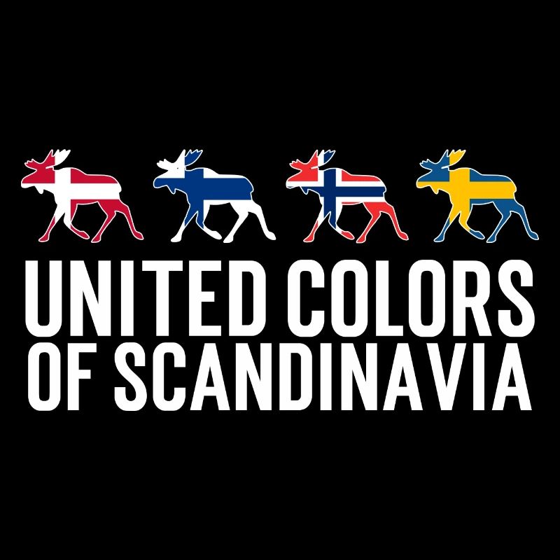 Scandinavia Camper Flags Moose Womo Holiday