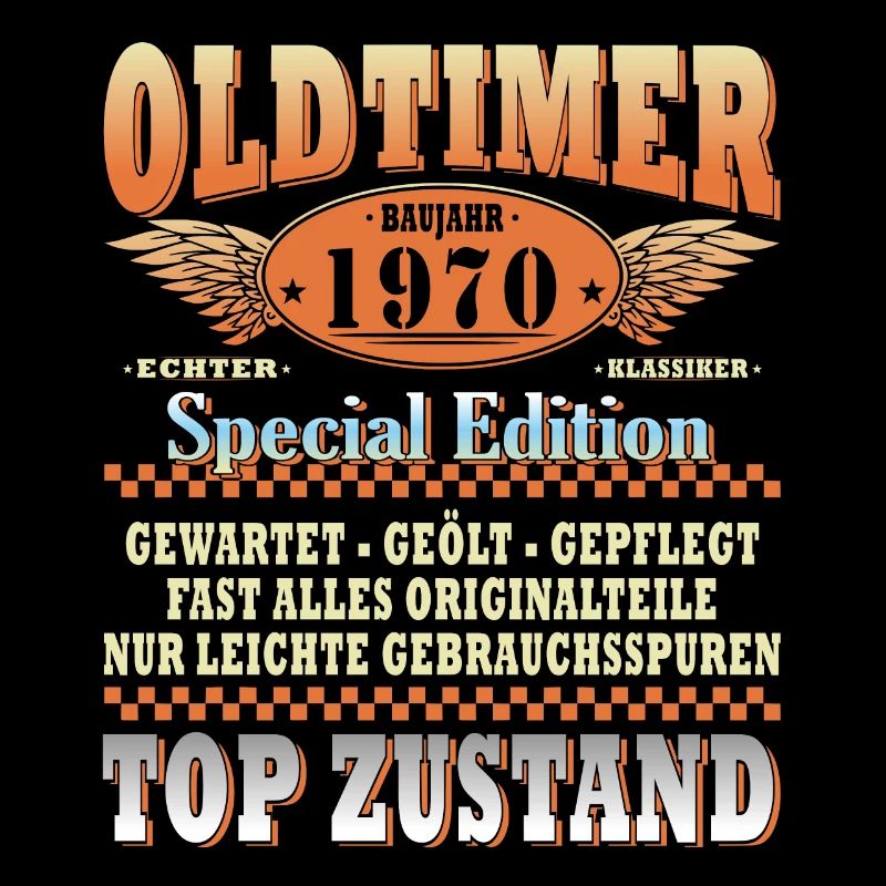 LUSTIG 54. GEBURTSTAG OLDTIMER 1970 EINZELSTÜCK