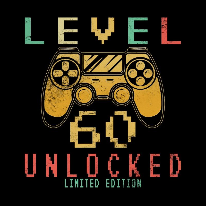 Level 60 Unlocked 60 Birthday Gift