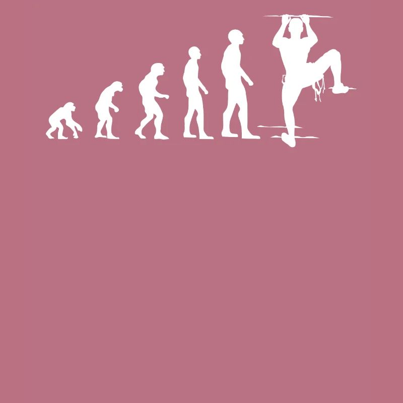 Climbing Evolution Funny Mountaineering Gift