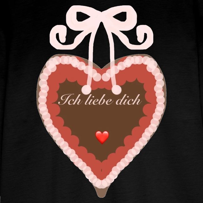 Lebkuchenherz ich liebe dich