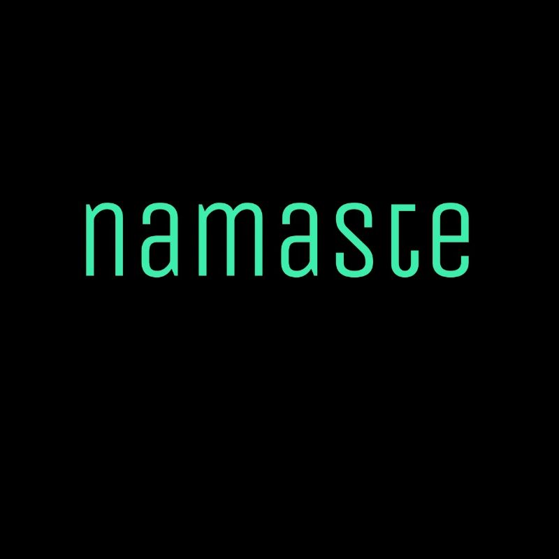 namaste/ fashion