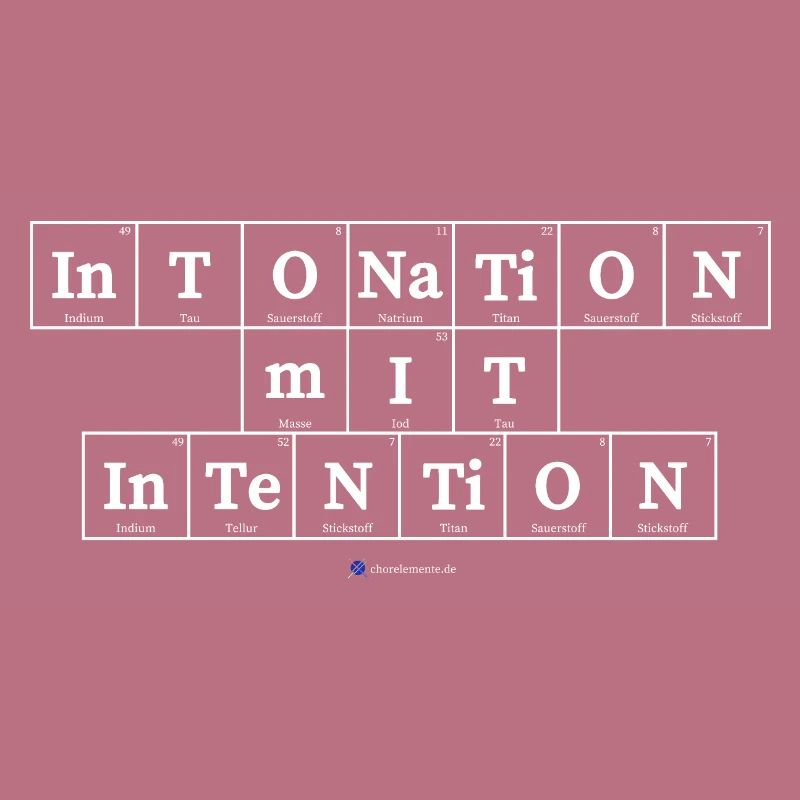 Intonation mit Intention (dunkle Stoffe)