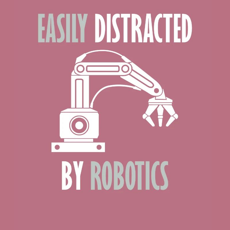 Distrait par les robots : ingénieur programmeur