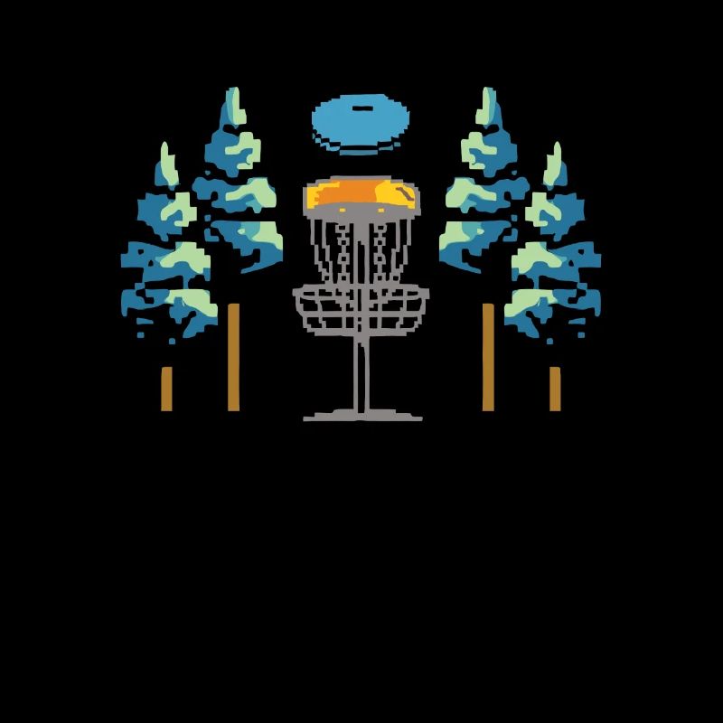 Frisbee Golf Disc Golf 8 Bit
