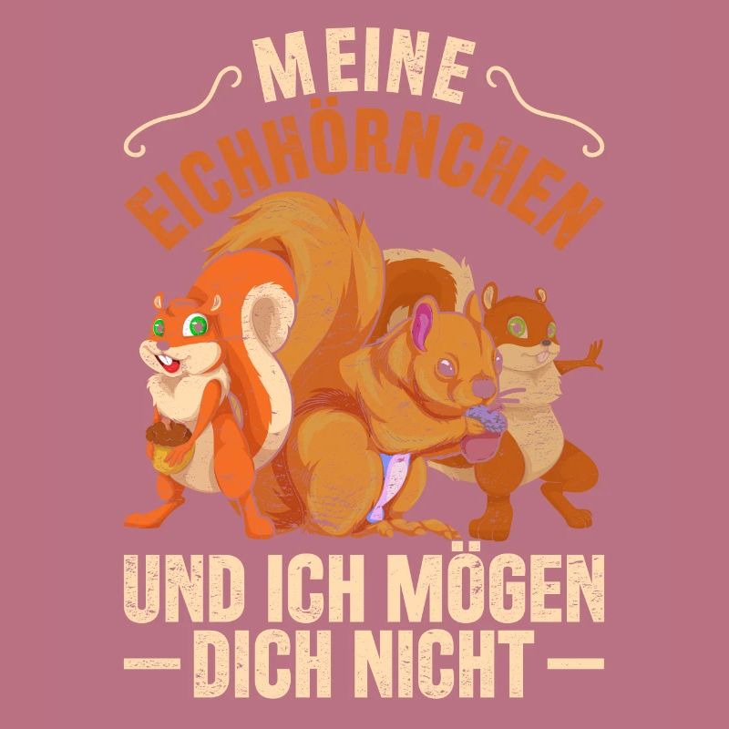 Nagetier Wald Tier Geschenk Lustiges Eichhörnchen