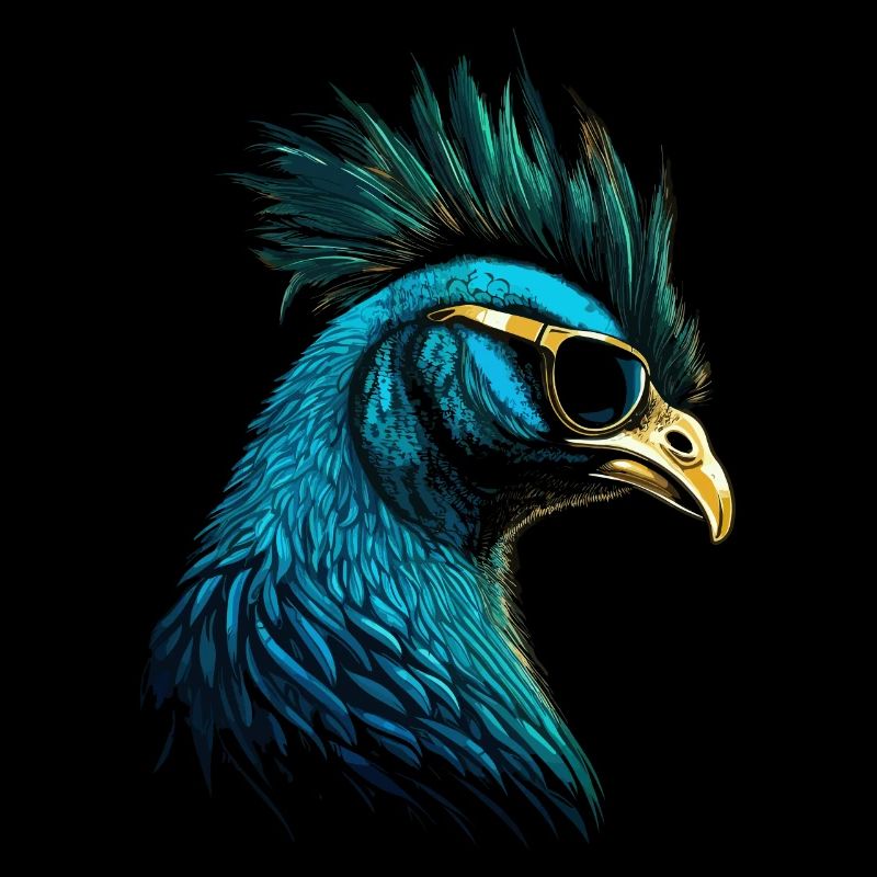 Pfau Sonnenbrille