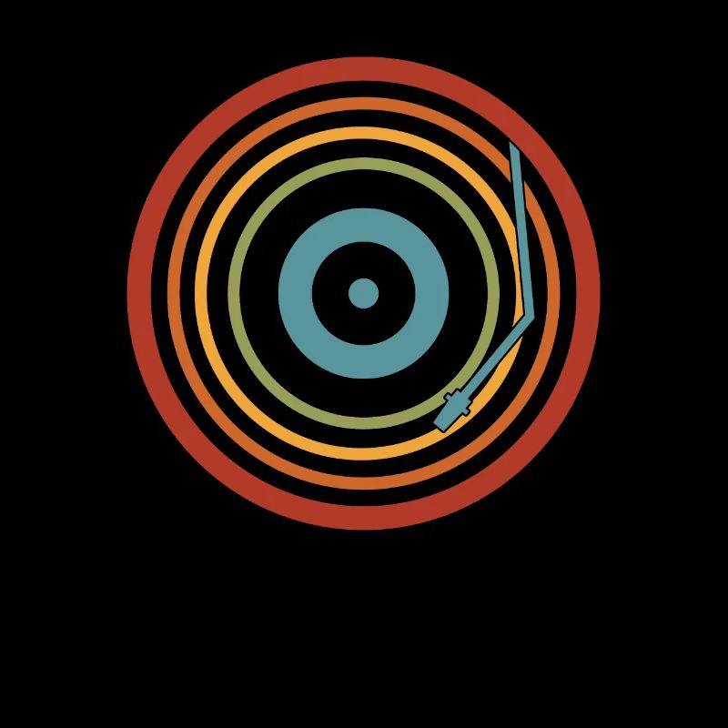 Rétro Vinyle Collectionneur de disques