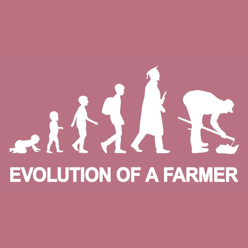 Evolution eines Landwirts