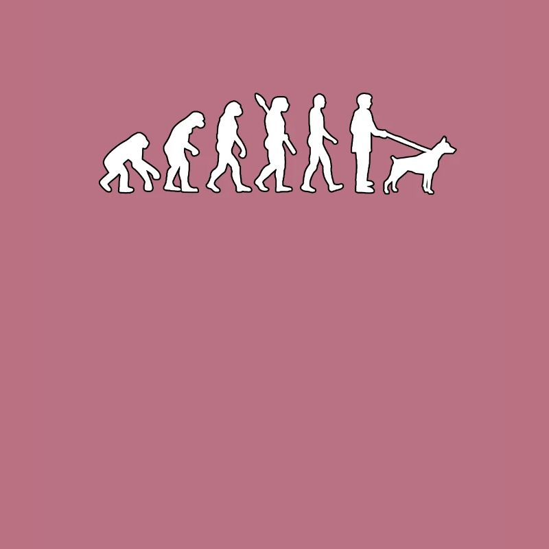 Dobermann Evolution lustiges Geschenk