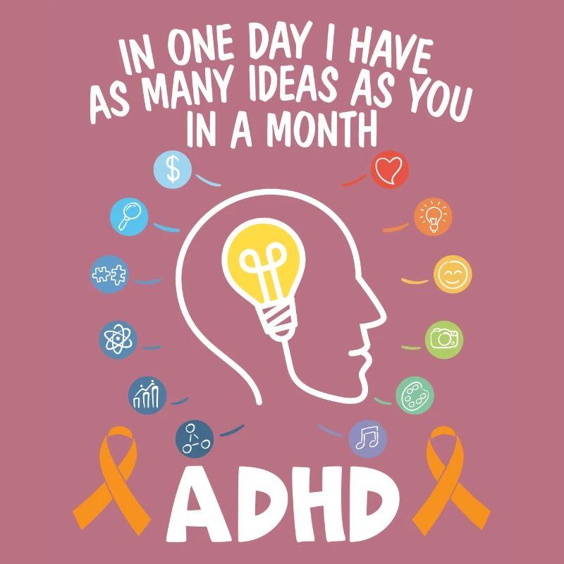 ADHD Warrior Embrace Neurodiversity ADHD Awareness